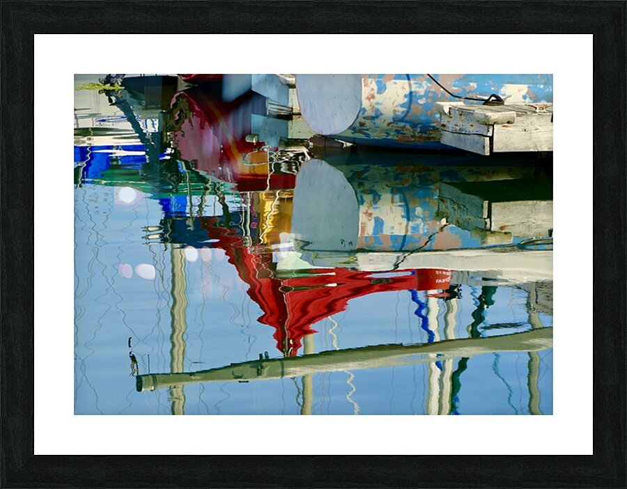 BELOW THE WATERLINE Picture Frame print