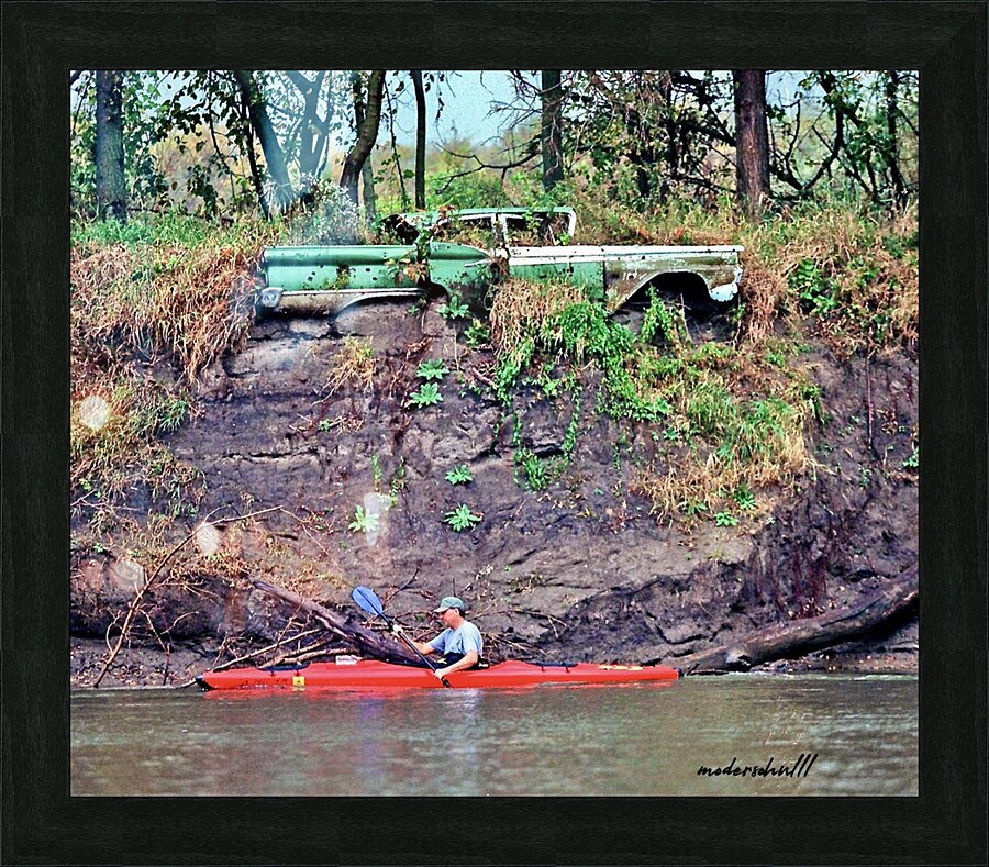 BURIED 59 FORD Picture Frame print