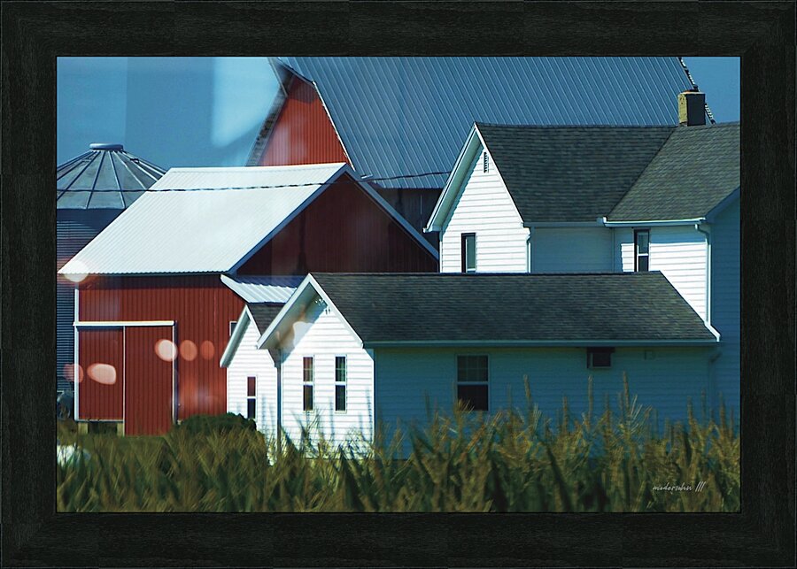 FARMSTEAD  3 Picture Frame print