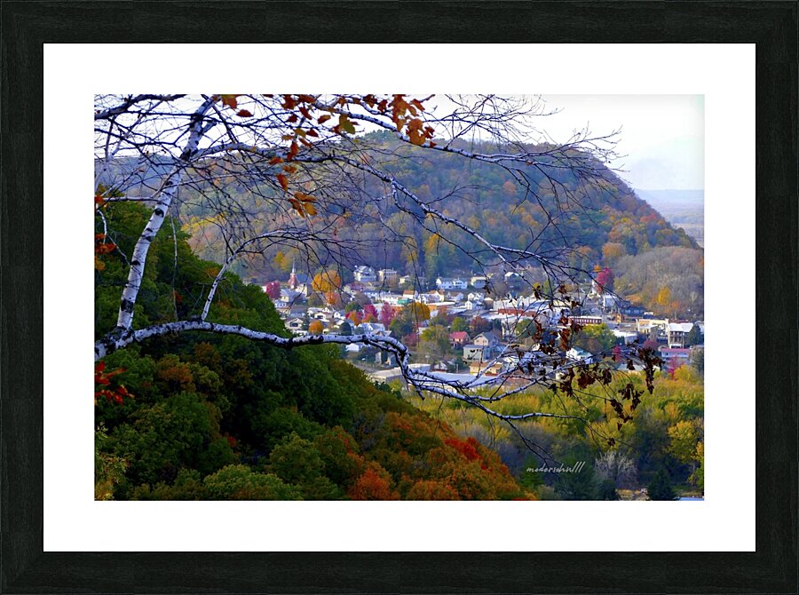 LANSING IOWA Picture Frame print