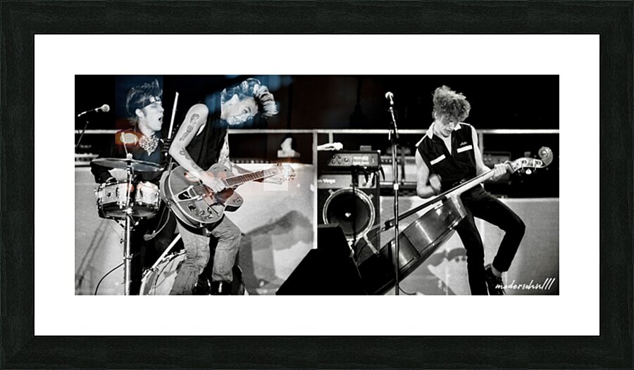 Stray Cats Trio Picture Frame print