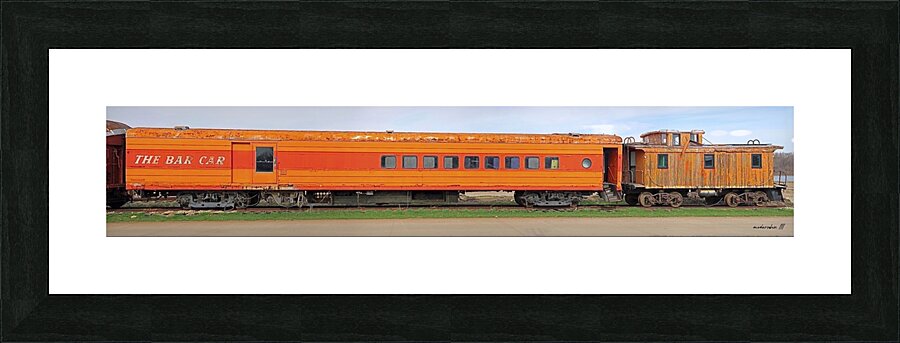 BAR CAR PANORAMIC Picture Frame print