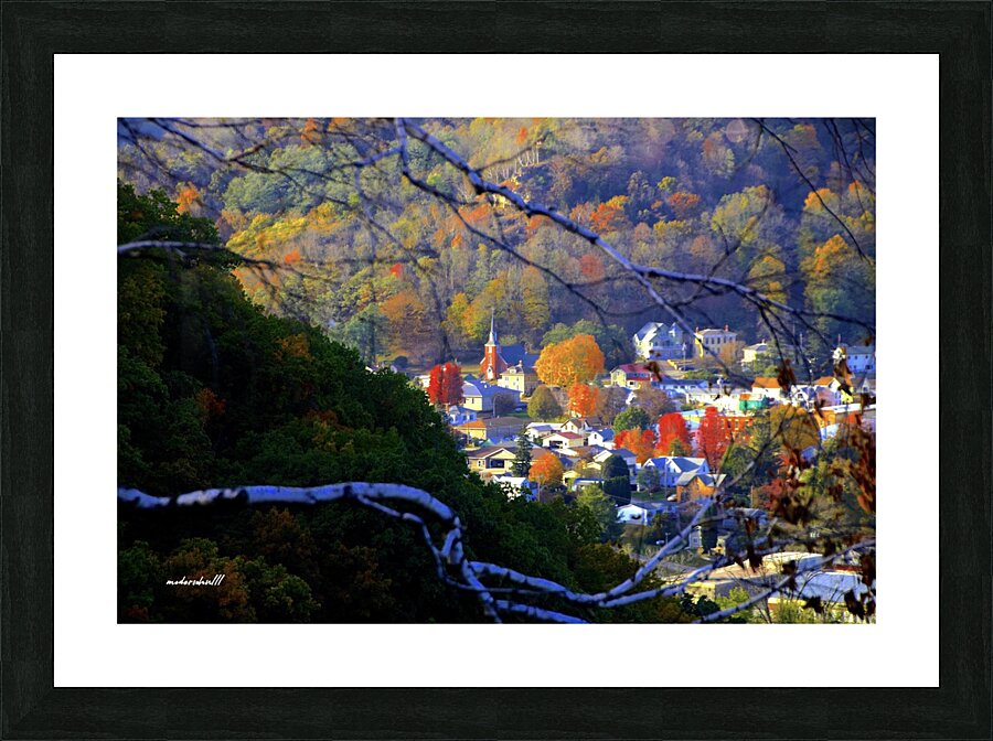 LANSING DOWNTOWN Picture Frame print
