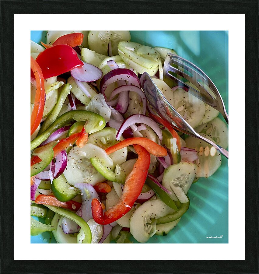 SALAD Picture Frame print