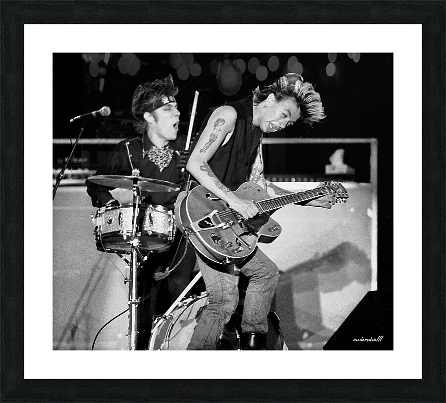 STRAY CATS DUO Picture Frame print