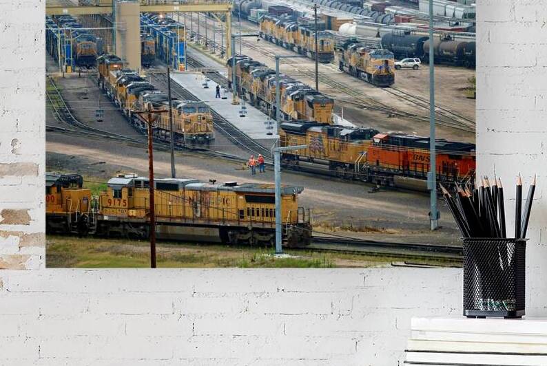 Bailey Rail Yard North Platte NE.2015 by Bob Modersohn