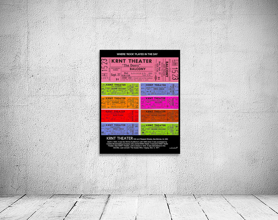 KRNT THEATER POSTER Wall Preview