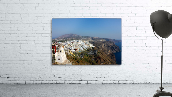 Santorini Cliff Wall Preview