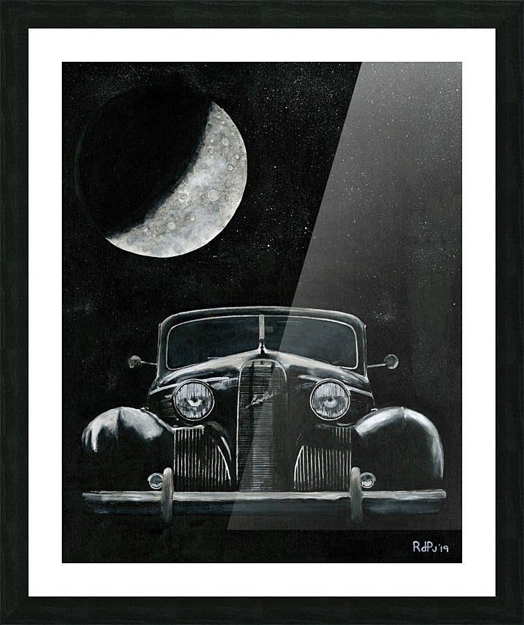 Moon Shine Picture Frame print
