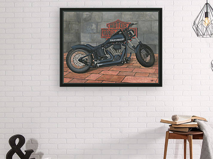 Harley Davidson Motorcycle by RDPJArt