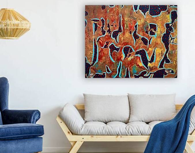 Golden Fusion  by Connie Carleton Art