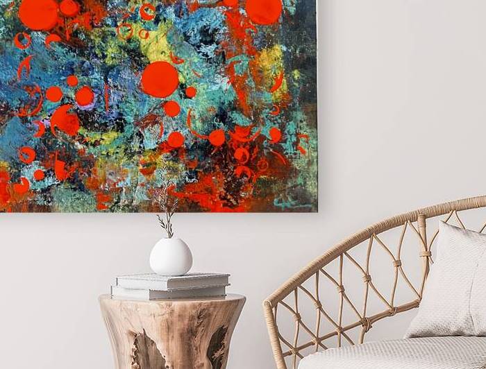 Dancing with Circles  by Connie Carleton Art