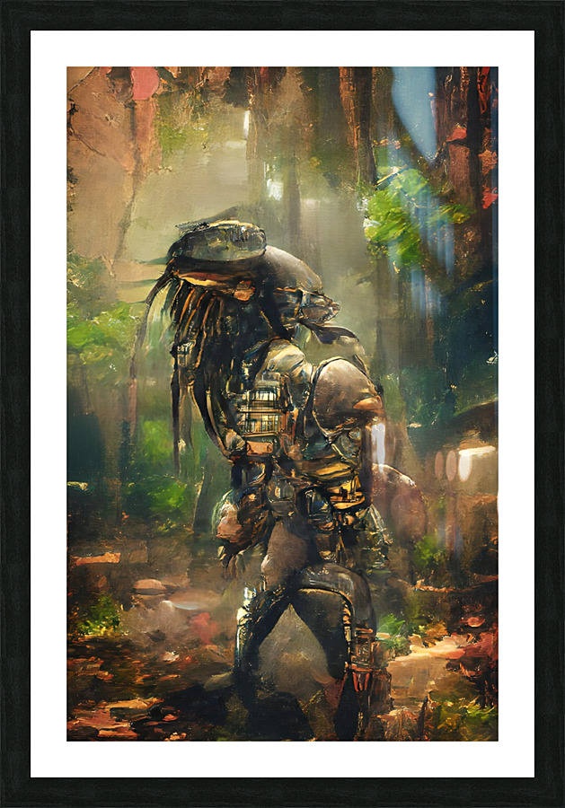 predator4 Picture Frame print