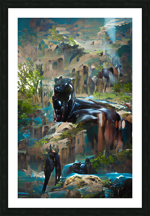 BlackPanthers Picture Frame print