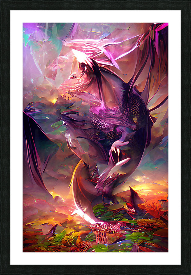 dragon4 Picture Frame print