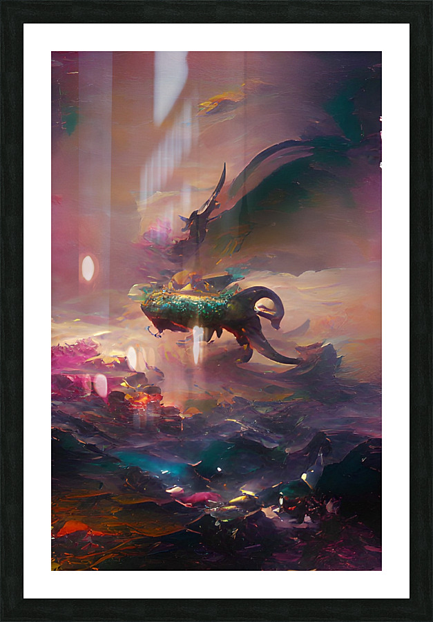 dragon10 Picture Frame print