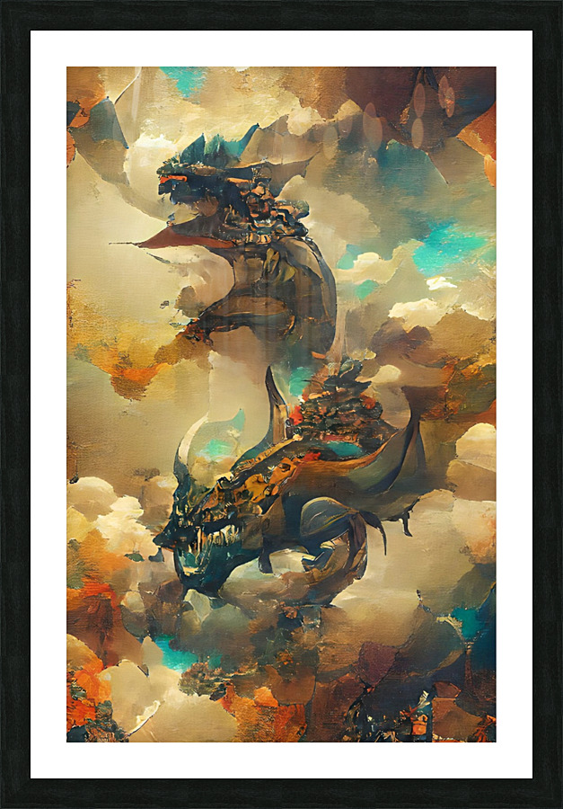 dragon5 Picture Frame print