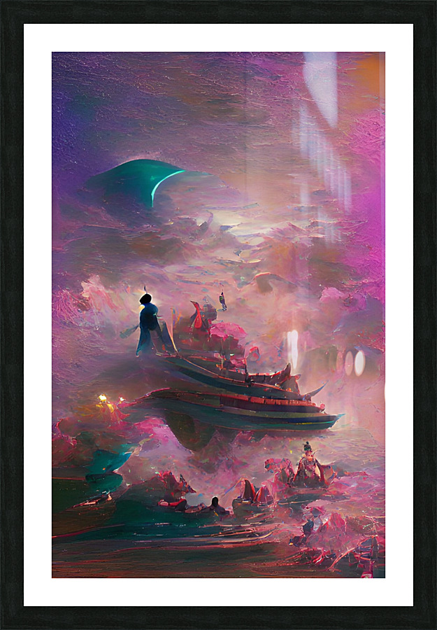 samourai6 Picture Frame print