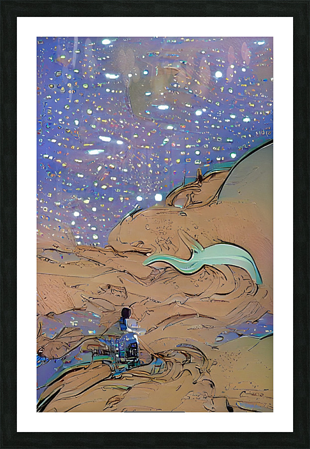 milkyway8 Picture Frame print