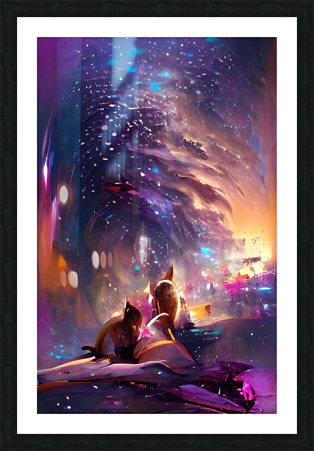 milkyway3 Picture Frame print