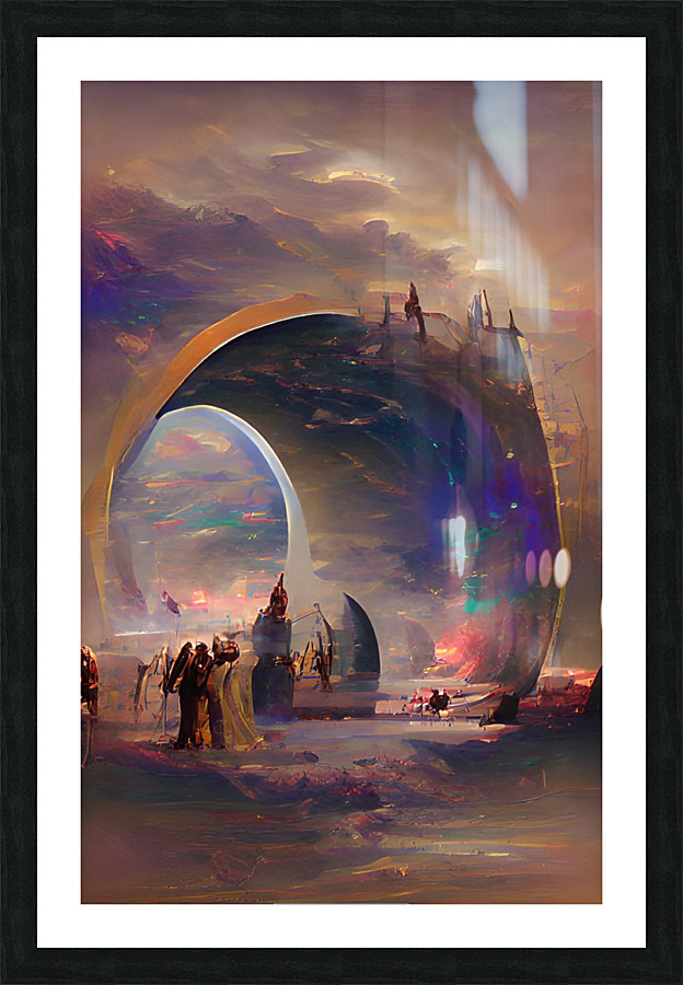 Stargate10 Picture Frame print