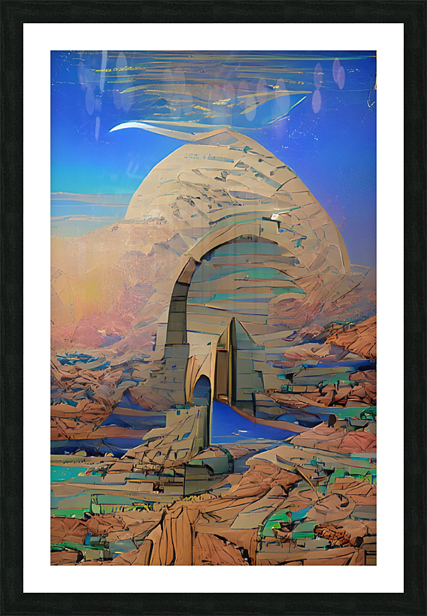 Stargate8 Picture Frame print
