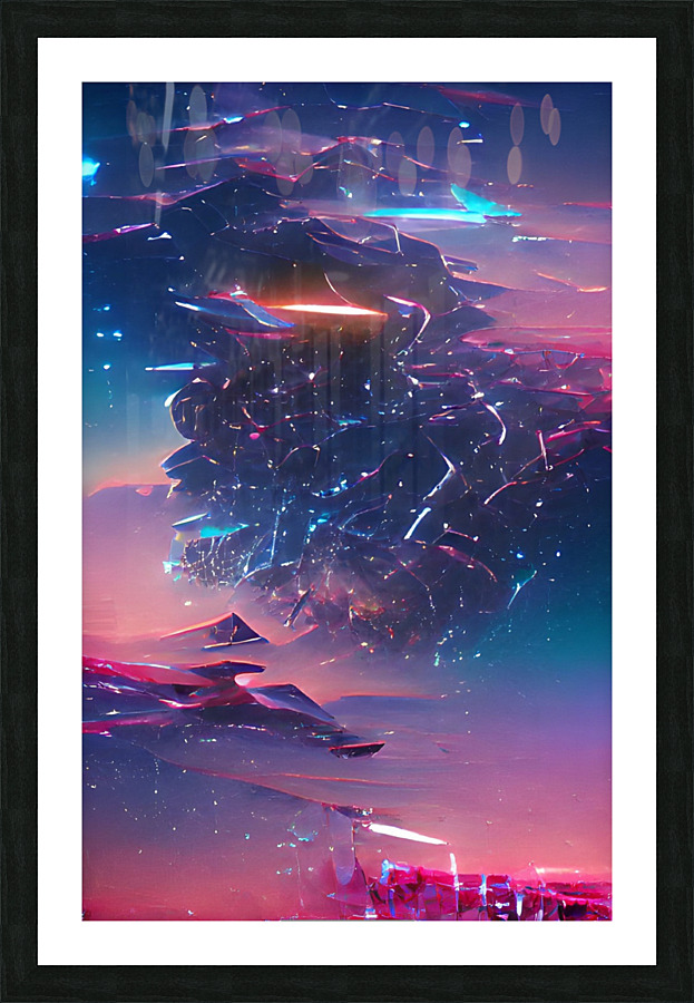 milkyway5 Picture Frame print