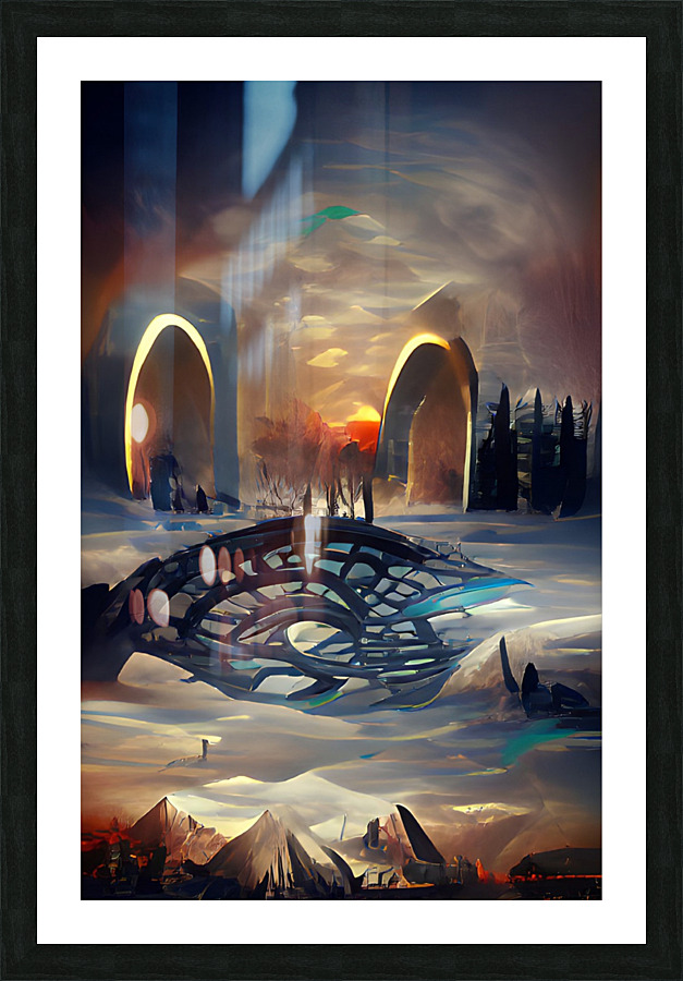 Stargate9 Picture Frame print