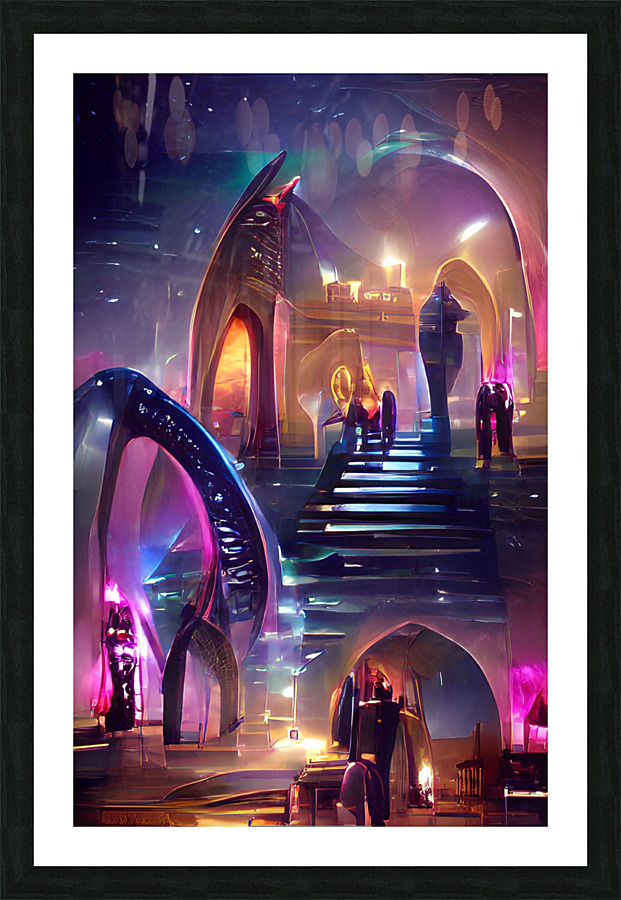 stargate4 Picture Frame print