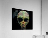 Alien Head Texture Acrylic Print