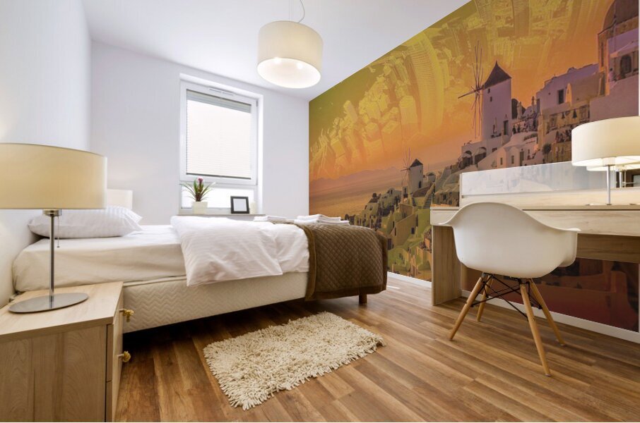  Home from the city Mural print