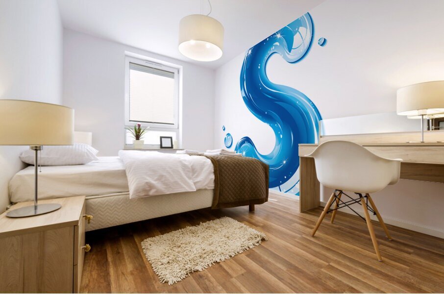 The Letter S Mural print