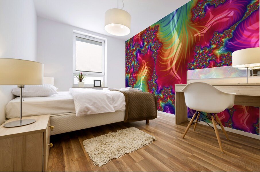 Render Me Color Mural print