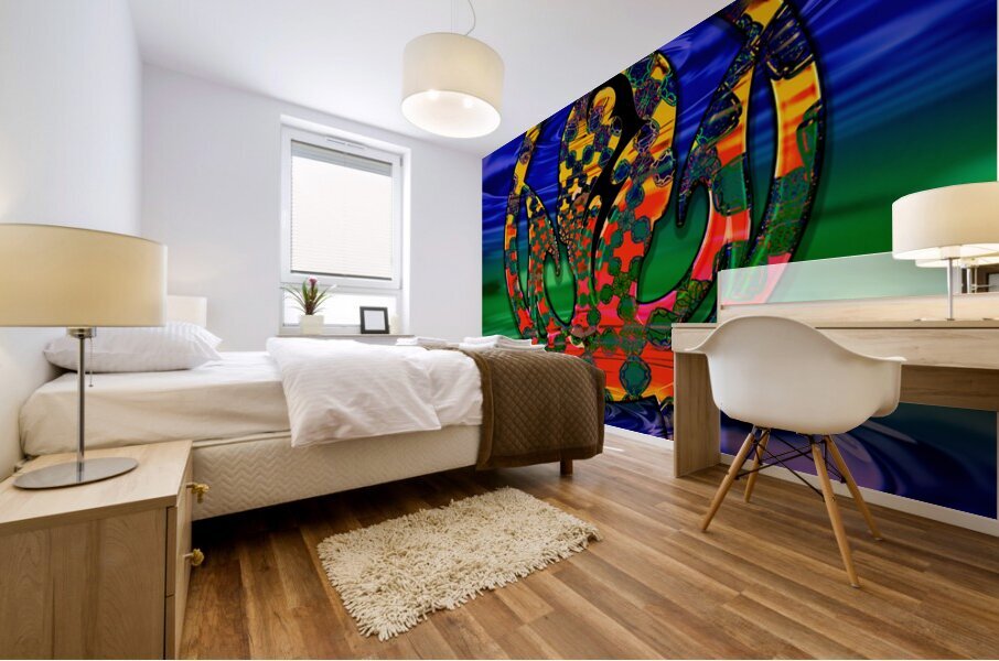assembly man tribal Mural print