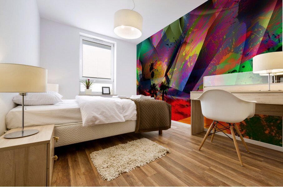 Upholstery palms Mural print