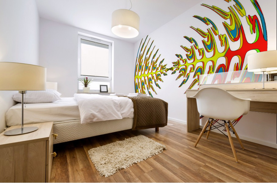 3Dripples vista Mural print
