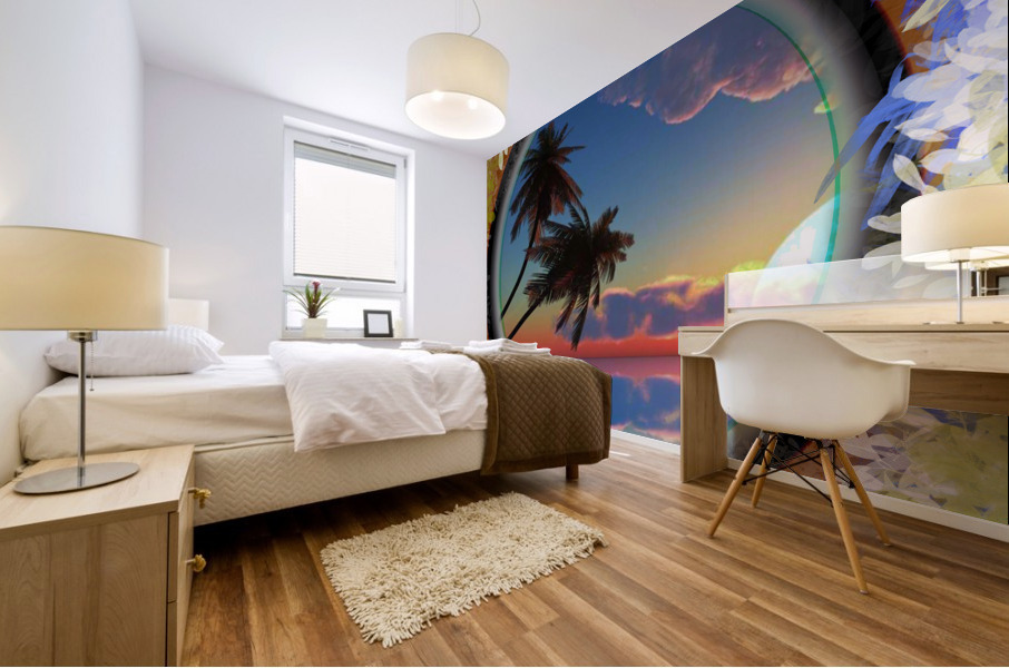 Noon Places Mural print