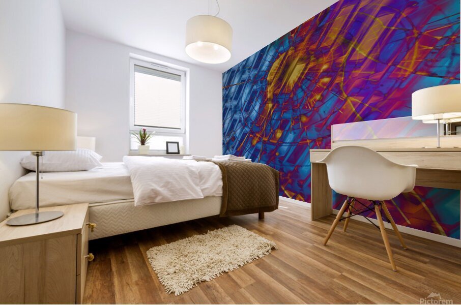 God Is Mural print