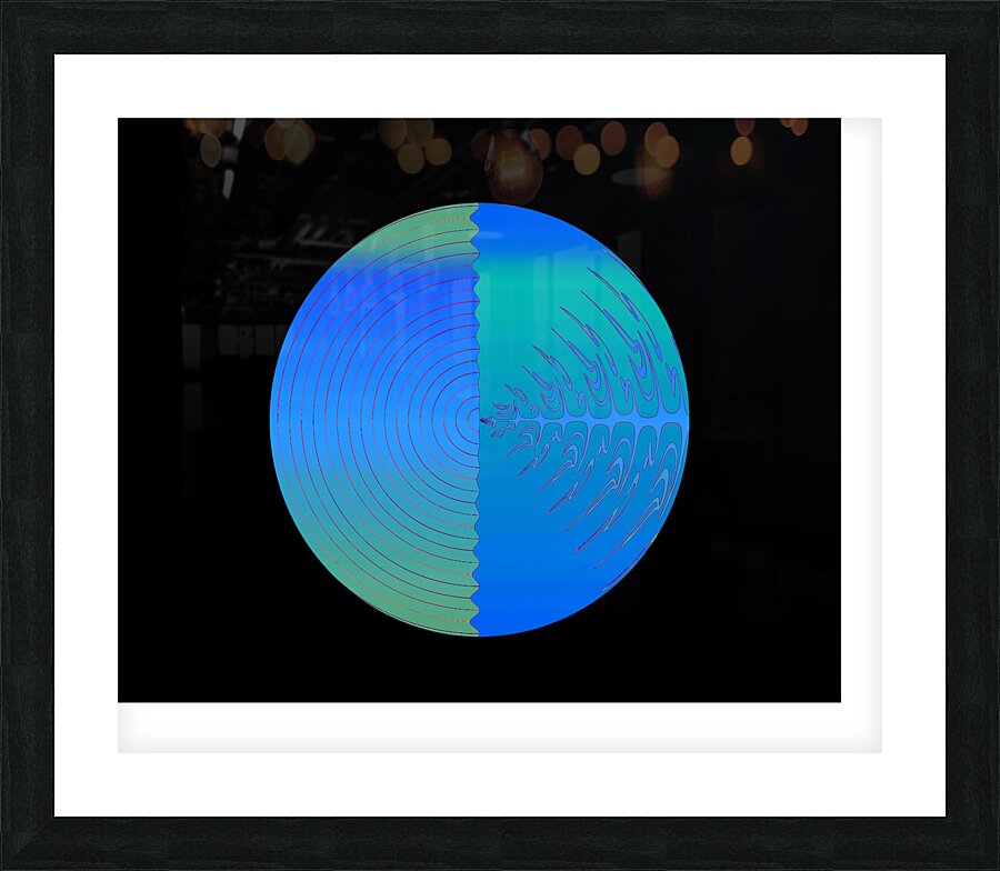  Ripples Reverberated Picture Frame print