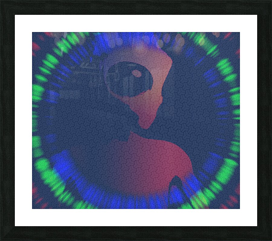 Alien Halo Picture Frame print