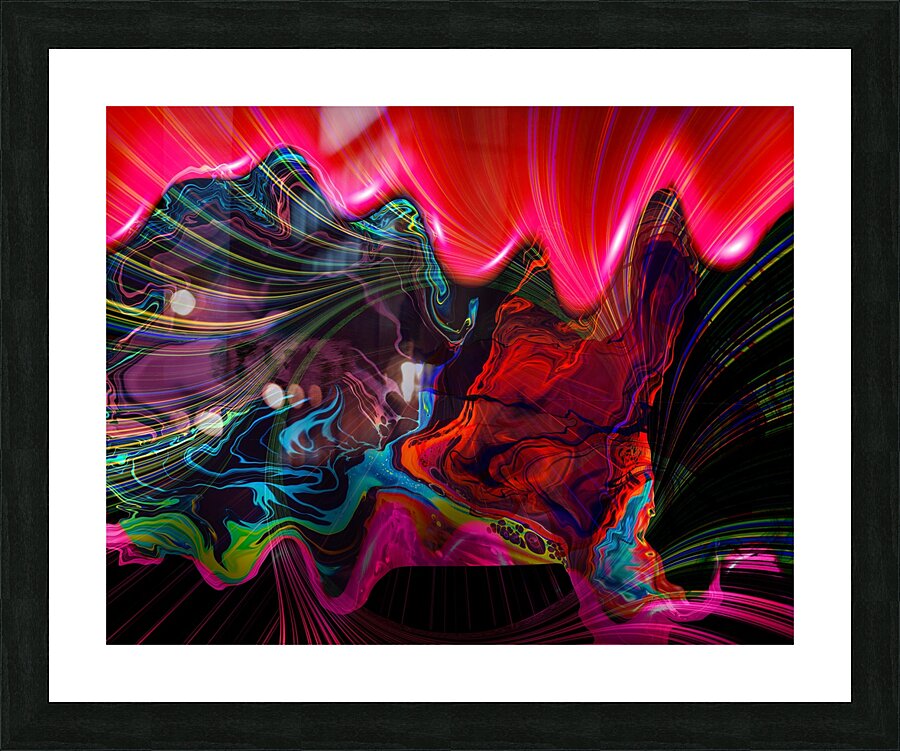 Suddenly Eclipsed Picture Frame print