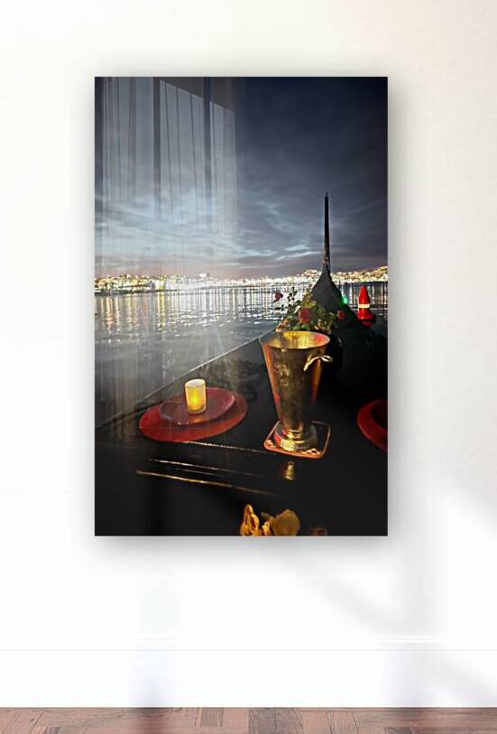 Gondola at night by Shea Michaels