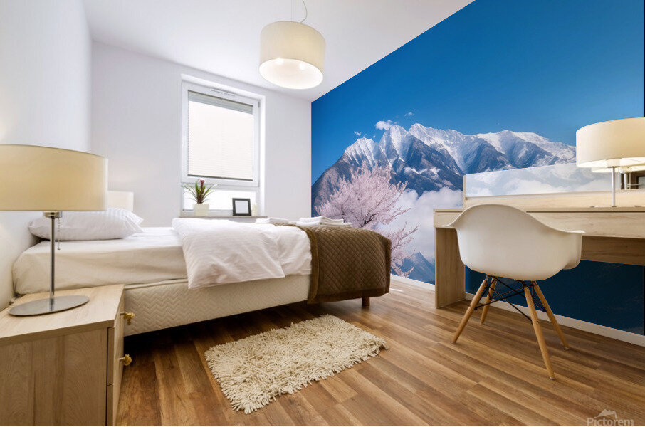 MOUNTAIN LANDSCAPE Mural print