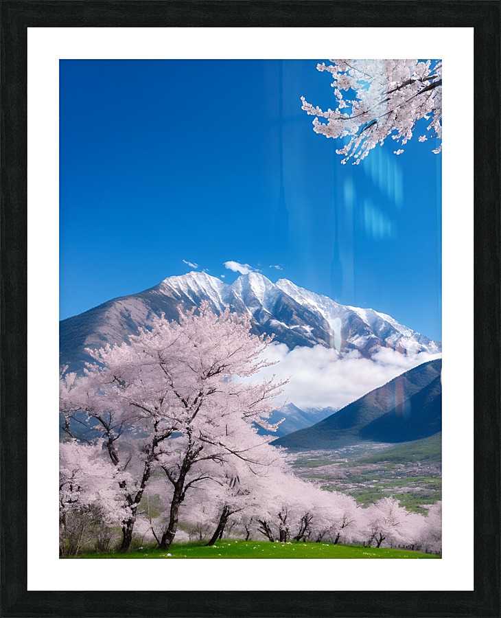 MOUNTAIN LANDSCAPE Picture Frame print