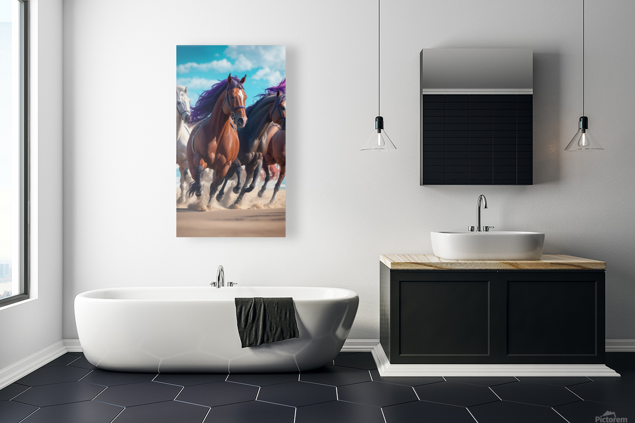 HORSE RUNNING Reproduction