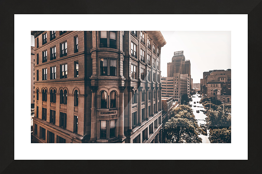 E Commerce Street Picture Frame print