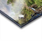 Toy Train by the Mountain Acrylic print