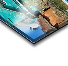 Colourful Boat on the Water Impression Acrylique