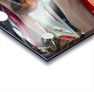 The Little Girl and the Motorbikes.  Acrylic print