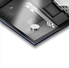 BW Old Office Acrylic print